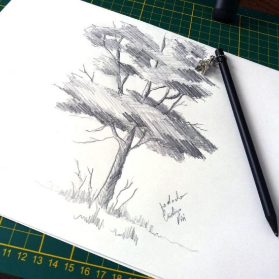 Bloc A4 pentru Desen ECADA, 15 File, 120g/mÂ², Bloc de Desen, Bloc A4 pentru Desen