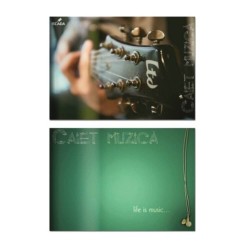 Caiet Muzica Ecada, 17x24 cm, Coperta Policromie, Caiete Muzica, Caiet de Muzica, Caiete Scolare Muzica, Caiete de Muzica, Caiet Ecada Muzica, Caiet Muzica 24 File, Caiet de Muzica B5, Caiet de Muzica cu Portativ, Caiet cu Portativ