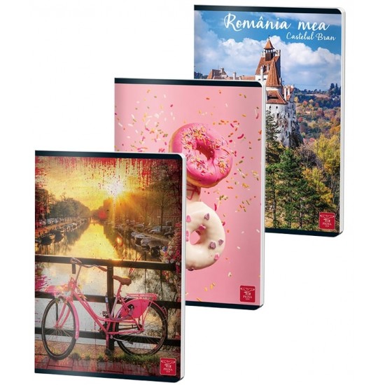 Caiet A5 Dictando (dr), 48 File, 70 G/m², Coperta Policromie, Diverse Modele