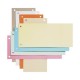 Set 100 Separatoare Carton Ecada pentru Documente, 10.5x24 cm, 160 g/mÂ², Albastre, Separator pentru Documente, Separator Documente Carton, Separator Documente, Set Separator Documente