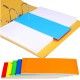 Set 100 Separatoare Carton Ecada pentru Documente, 10.5x24 cm, 160 g/mÂ², Albastre, Separator pentru Documente, Separator Documente Carton, Separator Documente, Set Separator Documente