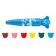 Set 6 Carioci Carioca Baby Teddy Markers, Non-Toxice, Set, 6 Culori, Set de Carioci, Carioci la Set, Carioci 6 Culori, Carioci Colorate, Carioci Baby, Carioci Non-Toxice, Carioci pentru Copii, Carioci Multicolore, Carioci pentru Desen