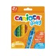 Set 8 Creioane Cerate Carioca Baby, 8 Culori, Creioane Colorate Cerate, Creioane Colorate, Creioane Carioca, Set Creioane Colorate, Creion Colorat, Creioane Scoala, Creioane Desen