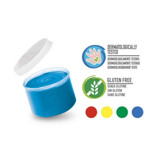 Set Acuarele Finger Carioca, 4 Tuburi, 50 ml/Tub, Set Culori Acuarele, Acuarele Carioca, Acuarele pentru Scoala, Acuarele Copii, Acuarele Tempera, Culori Tempera, Acuarele Pictura, Acuarele Tub, Acuarele la Tub, Set de Acuarele