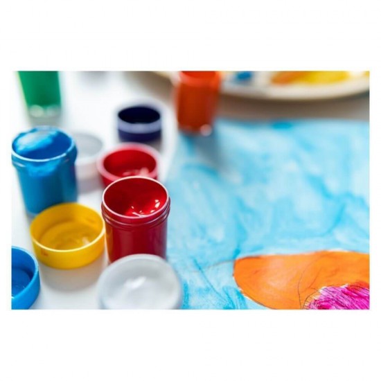 Set Acuarele Finger Carioca, 4 Tuburi, 50 ml/Tub, Set Culori Acuarele, Acuarele Carioca, Acuarele pentru Scoala, Acuarele Copii, Acuarele Tempera, Culori Tempera, Acuarele Pictura, Acuarele Tub, Acuarele la Tub, Set de Acuarele