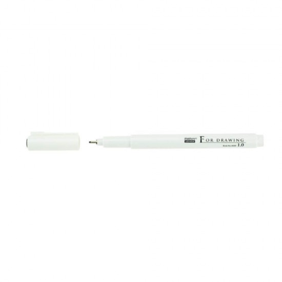 Pix Liner Grafic MARVY, Varf Rotund 1 mm, Mina Neagra, Cerneala pe Baza de Pigmenti, Pixuri Grafice, Pix Grafic cu Pigmenti, Liner Grafic, Liner Desen, Liner Pix, Liner cu Pigmenti, Pix Desen Grafic, Pix Desen Tehnic, Pixuri Liner