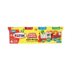 Plastilina Usoara pentru Modelat Fatih, 4 Culori, 520 g, 4 Borcane de 130 g, Plastic, Plastilina Scoala, Plastilina Gradinita, Plastilina Modelare, Plastilina Modelat, Plastilina pentru Copii, Plastilina Ambalata, Plastilina Fatih, Plastilina Modelaj