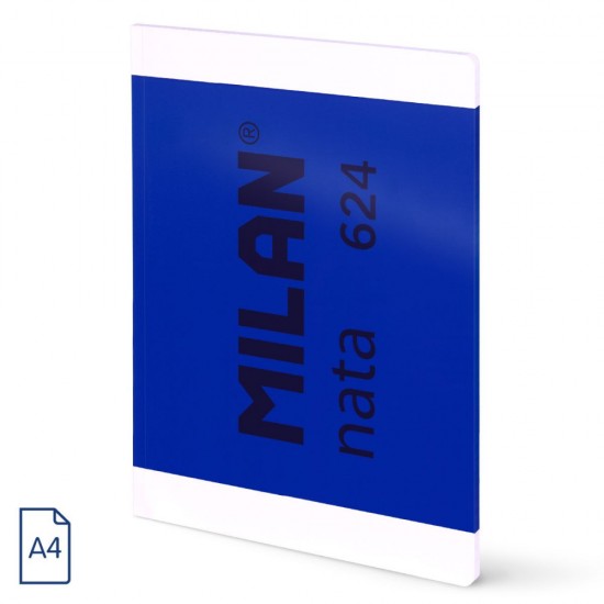 Caiet A4 48 File Dr Cusut Milan Albastru Nata 57042g48b