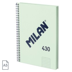 Caiet A5 80 File Ar Spira Milan Verde 430 57153e80sncgr
