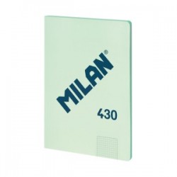 Caiet a4 48 file ar cusut milan verde