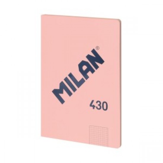 Caiet a4 48 file ar cusut milan roz