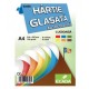 Hartie Glasata Autocolanta Lucioasa A4 Ecada, 6 Coli/Top, 120 g/mÂ², 6 Culori, Hartie Glasata Autocolanta, Hartie Glasata, Hartie Autocolanta, Hartie Glasata Lucioasa, Hartie Glasata Colorata, Hartie Autocolanta Colorata, Rechizite Scolare