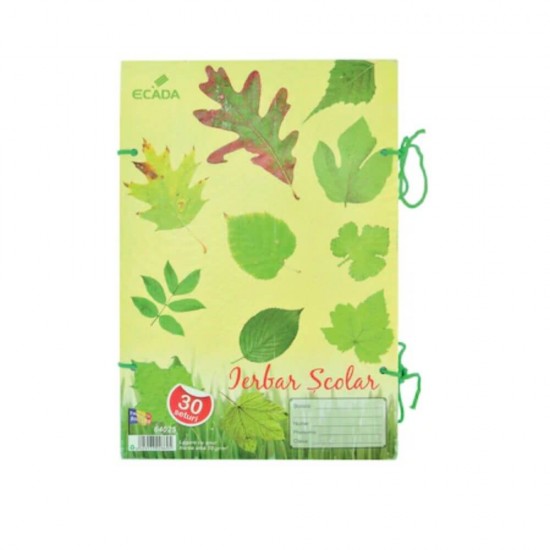 Ierbar Scolar Ecada, 30 Seturi, 70 g/mÂ², cu Snur, Ierbare Scoala, Ierbare Scolare, Ierbar pentru Scoala, Ierbar Ecada, Ierbar Plante, Ierbar pentru Frunze, Ierbar Plante Uscate, Mapa pentru Frunze Uscate, Caiet pentru Frunze Uscate, Caiet Ierbar