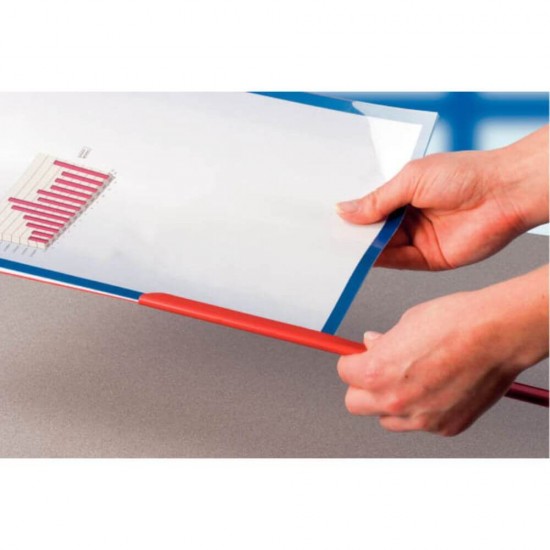 Set 25 Baghete Indosariere ECADA, Albastre, 4 mm, Material Plastic, Bagheta pentru Indosariere, Baghete Plastic pentru Indosariere, Sina Plastic Indosariere, Bagheta din Plastic pentru Legat Documente, Set Baghete Indosariere, Accesorii Indosariere