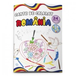 Carte colorat romania
