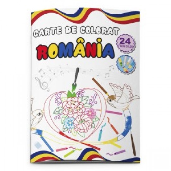 Carte colorat romania