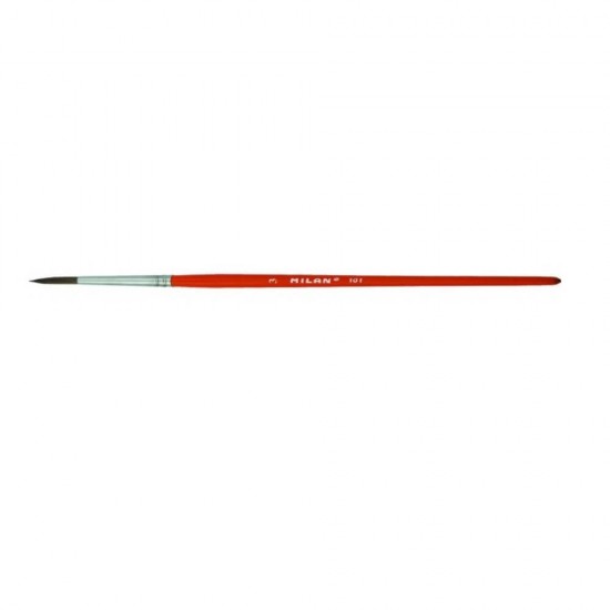 Pensula MILAN Seria 101, Varf Rotund cu Par de Ponei, Numarul 3, Pensula Pictura, Pensule Pictura, Pensule Milan, Pensule Pictura Milan, Pensule Par Natural, Pensula Milan 101, Pictura, Pensule Pictura Acrilica