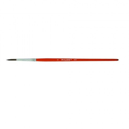 Pensula MILAN Seria 101, Varf Rotund cu Par de Ponei, Numarul 4, Pensula Pictura, Pensule Pictura, Pensule Milan, Pensule Pictura Milan, Pensule Par Natural, Pensula Milan 101, Pictura, Pensule Pictura Acrilica