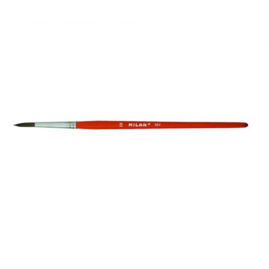 Pensula MILAN Seria 101, Varf Rotund cu Par de Ponei, Numarul 10, Pensula Pictura, Pensule Pictura, Pensule Milan, Pensule Pictura Milan, Pensule Par Natural, Pensula Milan 101, Pictura, Pensule Pictura Acrilica