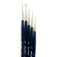 Pensula MILAN Seria 301, Numarul 10/0, Varf Rotund, Par Sintetic, Pensule MILAN, Pensule pentru Pictura, Rechizite, Pensule Desen, Pensule cu Varf Rotund, Pensule Desen cu Par Sintetic, Pensule Rotunde, Materiale Pictura