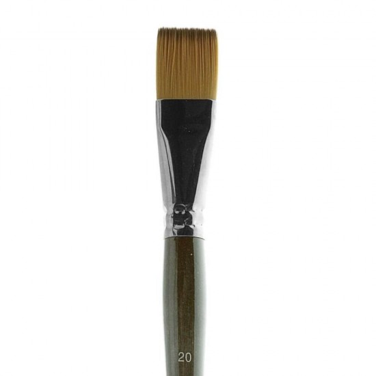 Pensula MILAN Seria 321, Numarul 20, Varf Lat, Par Sintetic, Pensule MILAN, Pensule pentru Pictura, Rechizite, Pensule Desen, Pensule cu Varf Lat, Pensule Desen cu Par Sintetic, Pensule Late, Materiale Pictura