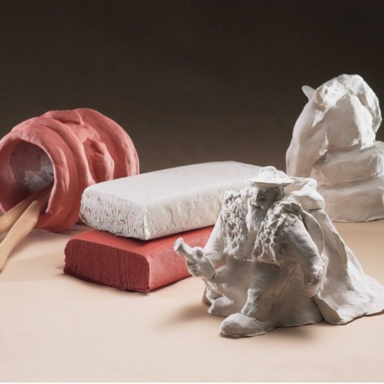 Lut Modelaj MILAN, 400 g, Culoare Alba, Lut pentru Modelat, Lut Alb pentru Modelat, Lut Modelator, Lut Modelaj Culoare Alba, Lut Modelabil