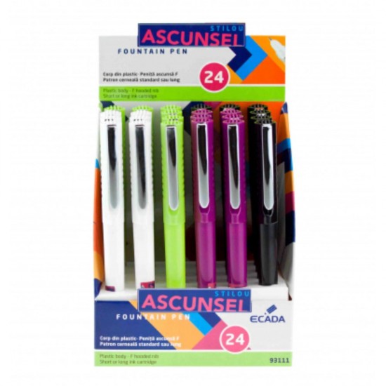 Stilou Ecada, Model Ascunsel din Plastic 93111