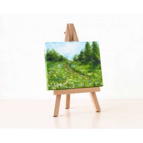 Mini Sevalet cu Panza Daco, Sevalet 9x16 cm, Panza 10x12 cm, Sevalet, Mini Sevalet, Sevalet Daco, Mini Sevalet Daco, Sevalet cu Panza, Sevalet Pictura, Sevalet Alb, Sevalet cu Suport, Sevalet Mic, Sevalete cu Panza, Sevalete Pictura