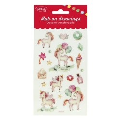 Abtibild - Ab107 Unicorni Desene Transferabile Daco