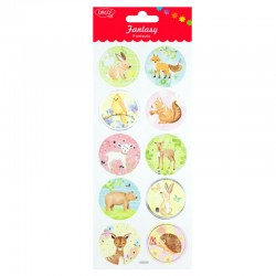 Abtibilduri DACO Fantezia, Model Animale Salbatice, Abtibilduri DACO Model Animale Salbatice, Autocolante Copii, Stickere Decorative, Stickere pentru Copii, Abtibilduri Copii, Abtibilduri pentru Mobila