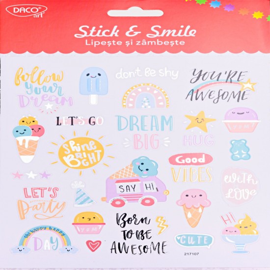 Abtibild - Ab155 Good Vibes Lipeste Si Zambeste Daco