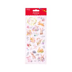 Abtibild - Ab920  Iepuri Cu Flori Fantezia