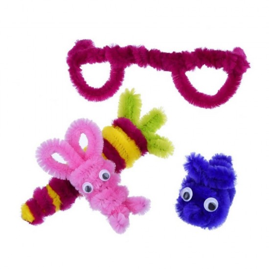 Sarma Plusata Daco 25 Buc/Set, Rosie, 30x0.6 cm, Material Plastic/Metal, Sarma Activitati Craft, Accesorii Craft, Sarma pentru Craft, Sarma Plusata pentru Craft, Sarma Craft Daco, Sarma Plusata Activitati, Sarma Plusata Colorata