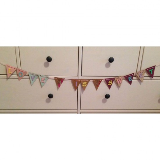 Banner DACO, 7.5x6.5 cm, 20 Buc/Set, Model Etichete Triunghiuri, Natur, Accesorii Craft, Accesorii Creatie, Etichete Stegulete, Stegulete Banner, Ghirlanda Stegulete, Ghirlanda Stegulete Decorativa, Ghirlanda Stegulete Natur, Ghirlanda Triunghi