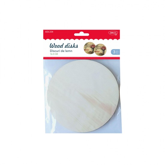 Accesorii Craft - Ad334 Disc De Lemn 16.5cm Daco
