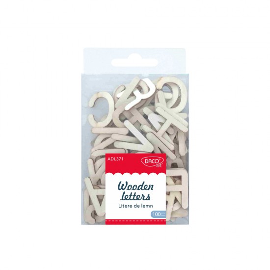 Accesorii Craft - Ad371 Litere De Lemn Daco
