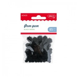 Accesorii craft - ad435 pom pom negru daco