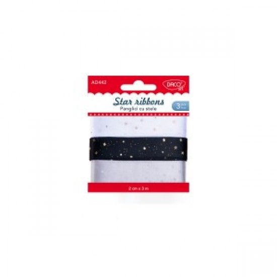 Accesorii craft - ad442 panglici cu stele daco