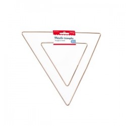 Accesorii craft - ad445au triunghiuri metal daco