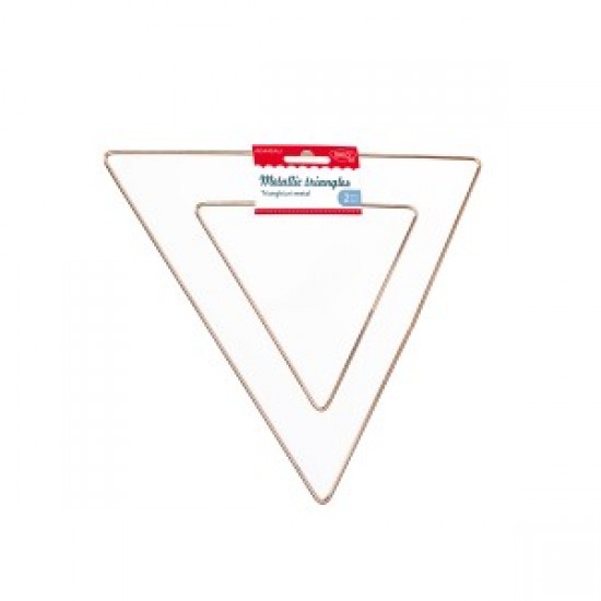 Accesorii craft - ad445au triunghiuri metal daco