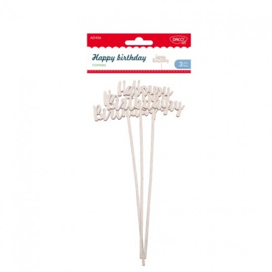 Accesorii craft - ad456 happy birthday topper daco