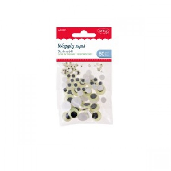 Accesorii craft - ad492 ochi mobili fosforescenti daco