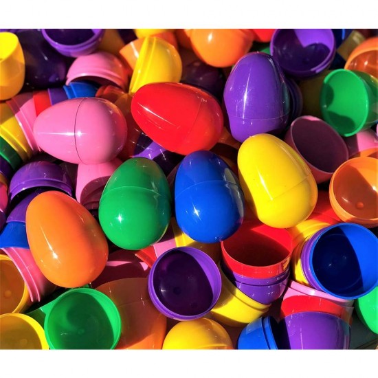 Set 4 Oua Plastic Daco, 4x6 cm, Multicolor, Oua Decorative, Decoratiuni Oua, Oua Plastic pentru Decor, Oua de Paste din Plastic, Oua de Paste de Pictat, Oua Plastic pentru Decorat, Oua Plastic Color, Oua Decorative Plastic, Oua pentru Decorat