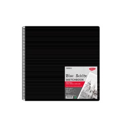 Bloc pentru Schite Daco, 30x30 cm, 80 File, 110 g/mÂ², Hartie Neagra, Bloc Schite Daco, Bloc Schite, Bloc Schite Foi Negre, Bloc Schita Negru, Bloc de Desen, Materiale Arta, Bloc pentru Desen si Schite in Tonuri Deschise