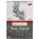Bloc A3 pentru Schite DACO, 30 File, 160 g/m², Hartie Alba, Hartie Alba, Bloc Hartie Legata cu Spira, Bloc de Schite cu Coperta, Hartii pentru Schite Daco, Bloc de Desen cu Spirala, Hartie pentru Carbune Grafit Creion sau Creta Cerata,