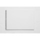 Bloc A3 pentru Schite DACO, 30 File, 160 g/m², Hartie Alba, Hartie Alba, Bloc Hartie Legata cu Spira, Bloc de Schite cu Coperta, Hartii pentru Schite Daco, Bloc de Desen cu Spirala, Hartie pentru Carbune Grafit Creion sau Creta Cerata,
