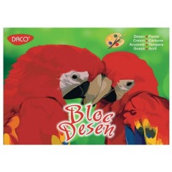 Bloc A3 pentru Desen DACO, 16 File, 170 g/mÂ², Hartie Alba, Bloc Hartie, Bloc Hartie DACO, Bloc A3, Bloc Hartie Alba, Bloc Notes, Bloc Desen, Materiale Arta, Hartie Alba pentru Desen, Materiale Arta