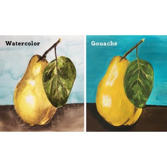Bloc Desen Acuarela A3 Daco, 12 File, 300 g/mÂ², Bloc Hartie pentru Acuarele si Guase, Hartie Pentru Vopsele Acuarele, Bloc de Desen pentru Culori pe Baza de Apa, Bloc de Desen A3