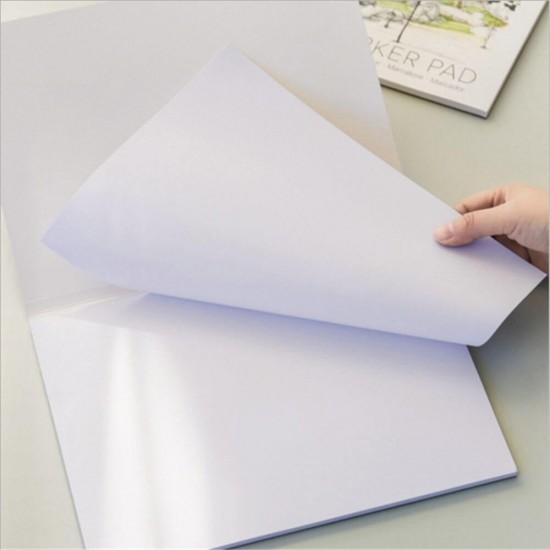 Bloc de Desen A4 pentru Marker DACO, 24 File, 130 g/mÂ², Hartie Lucioasa, Bloc Spiralat, Bloc pentru Desen, Bloc pentru Marker, Bloc Marker, Bloc A4, Bloc Desen Marker, Marker Layout, Bloc de Desen, Materiale Arta