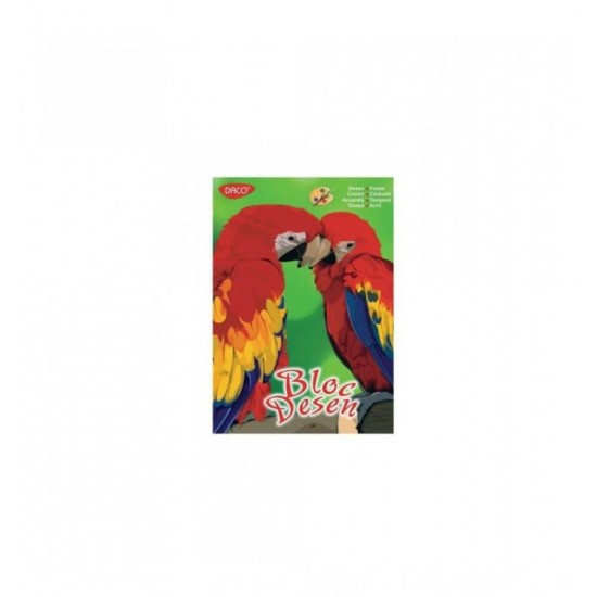 Bloc A4 pentru Desen DACO, 16 File, 170 g/mÂ², Hartie Alba, Bloc Hartie, Bloc Hartie DACO, Bloc A4, Bloc Hartie Alba, Bloc Notes, Bloc Desen, Materiale Arta, Hartie Alba pentru Desen, Materiale Arta